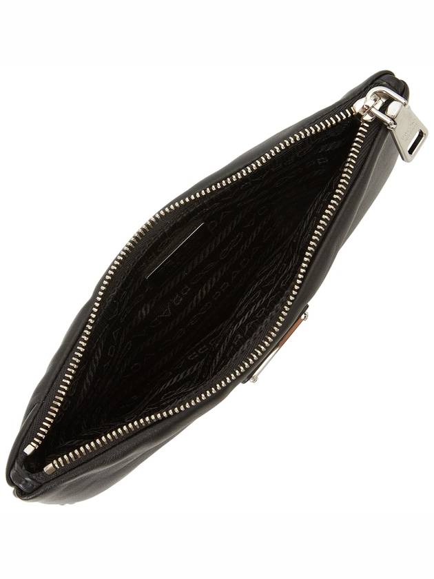 Leather Pouch Black - PRADA - BALAAN 7