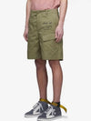 11th Anniversary Mona Lisa Cargo Short Pants OMCB039S19D05005 4310 - OFF WHITE - BALAAN 5