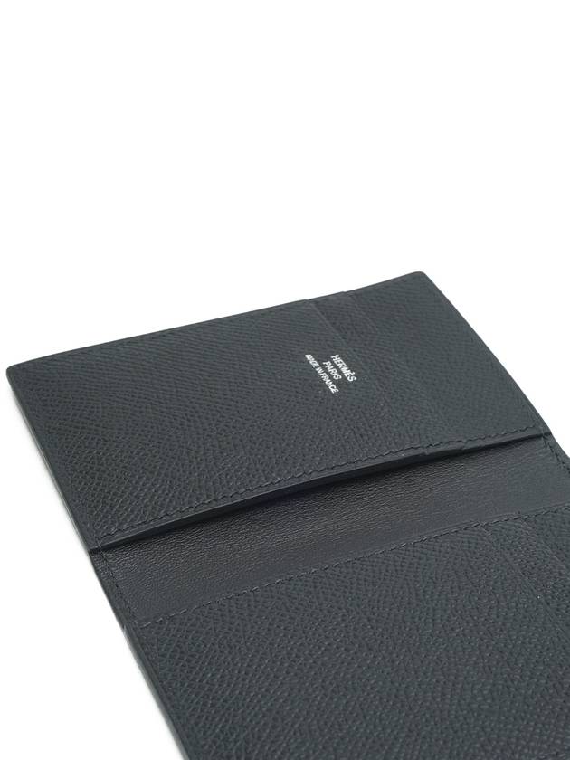 MC² Euclide Card Holder Epsom  Noir Black - HERMES - BALAAN 8