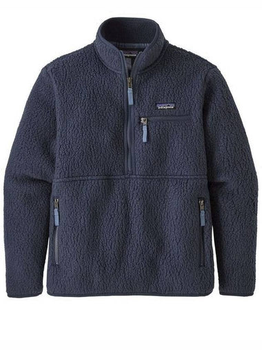 Retro Pile Fleece Marsupial Sweatshirt Smolder Blue - PATAGONIA - BALAAN 1