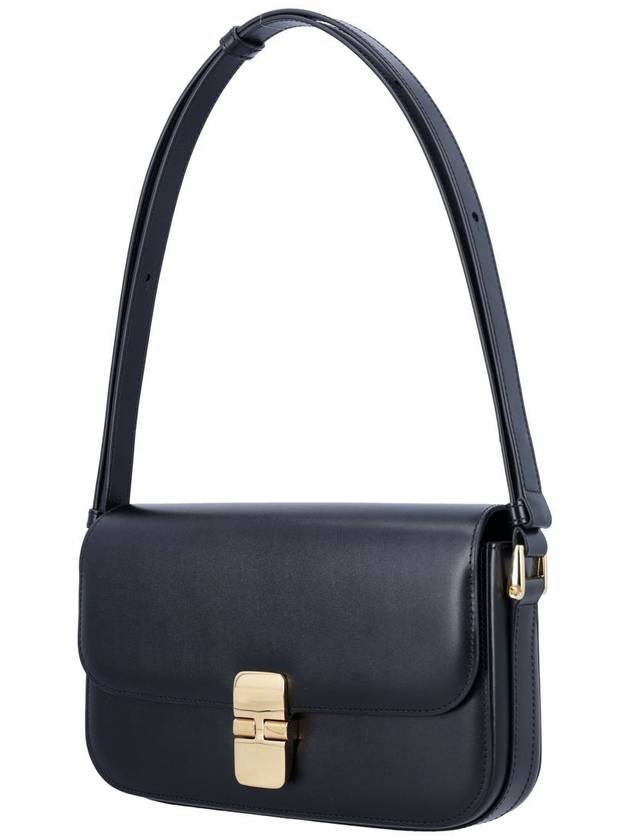 Grace Baguette Shoulder Bag Black - A.P.C. - BALAAN 4