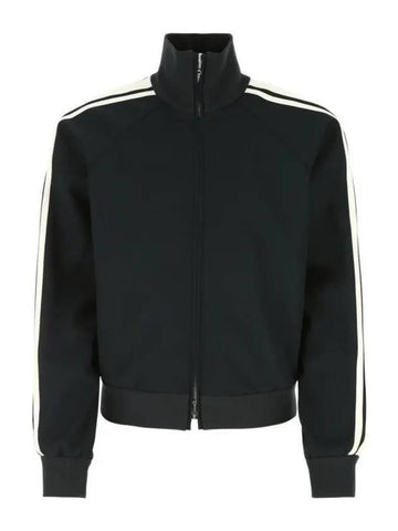 Stretch Track Jacket Black Green - BOTTEGA VENETA - BALAAN 1