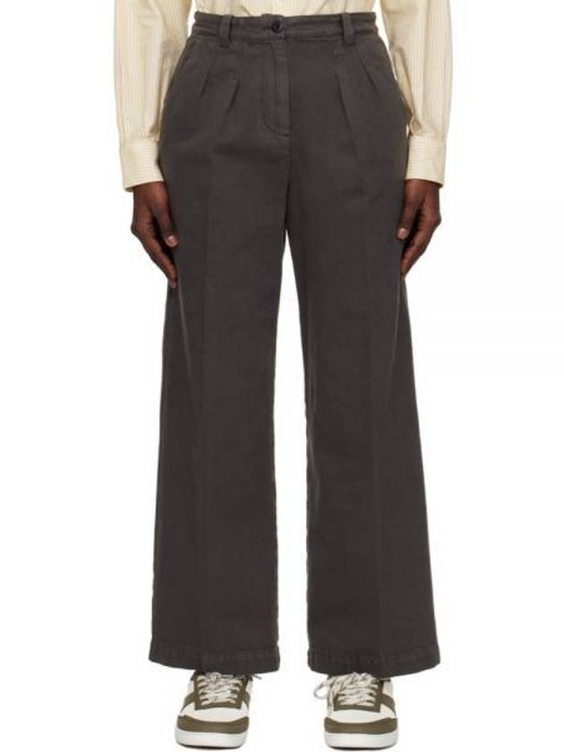 Pantalon Tressie Straight Pants Grey - A.P.C. - BALAAN 2