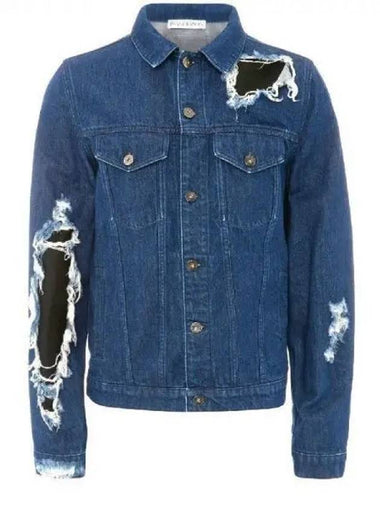 Mix distressed denim jacket 270049 - JW ANDERSON - BALAAN 1