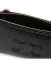 Coeur Triomphe Chain Clutch Bag Black - CELINE - BALAAN 8