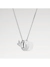 Monogram Charms Necklace Silver - LOUIS VUITTON - BALAAN 3