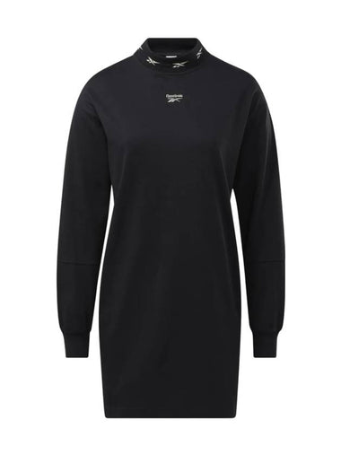 Women's Classic T-Shirt Short Dress Black - REEBOK - BALAAN 1