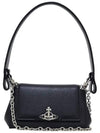 Hazel Small Shoulder Bag Black - VIVIENNE WESTWOOD - BALAAN 3