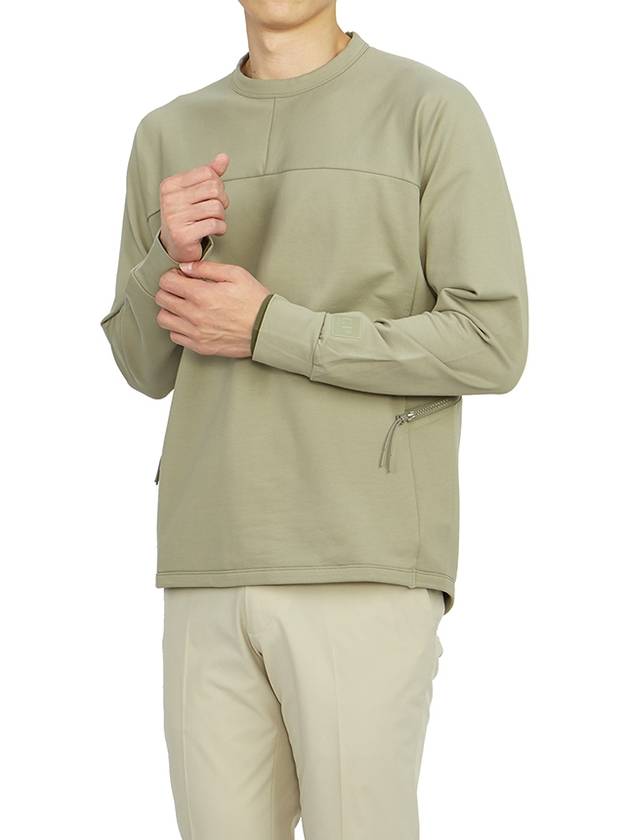 Metropolis Series Brushed Sweatshirt Green - CP COMPANY - BALAAN 6