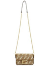 Baguette Mini Shoulder Bag Nude - FENDI - BALAAN 7