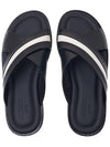 Jabil Stripe Detail Slippers 60266724044 F000 Black - BALLY - BALAAN 7