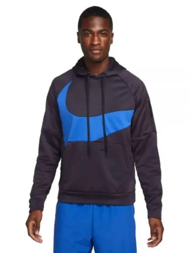 Men's Therma-Fit Pullover Fitness Hoodie Cave Purple - NIKE - BALAAN 2