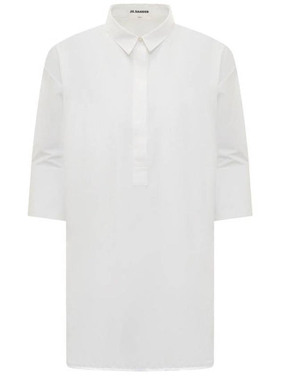 Shirt J05DL0005J45001 100 OPTIC WHITE - JIL SANDER - BALAAN 2