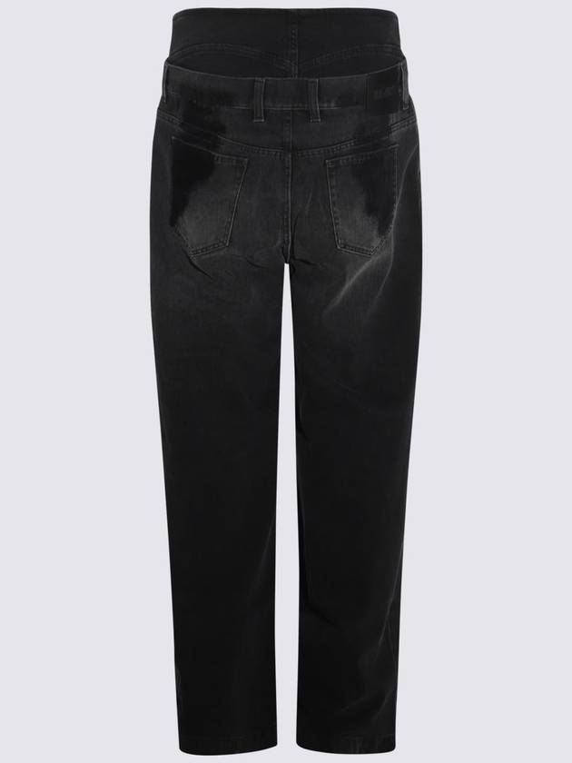 The Attico Black Cotton Denim Jeans - THE ATTICO - BALAAN 2