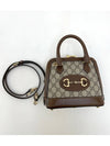 Horsebit 1955 Mini Top Handle Tote Bag Brown - GUCCI - BALAAN 10