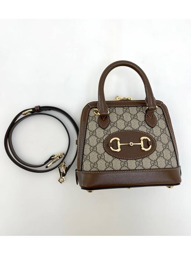 Horsebit 1955 Mini Top Handle Tote Bag Brown - GUCCI - BALAAN 10