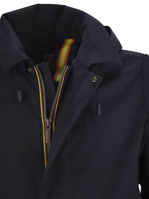 POIROL - Jacket in wool-blend technical fabric - K-WAY - BALAAN 4