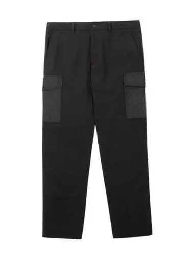 2A00032 89A2H 999 Logo Patch Straight Pants - MONCLER - BALAAN 1