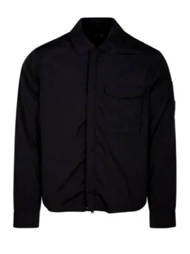 Chrome-R Pocket Over Long Sleeve Shirt Black - CP COMPANY - BALAAN 2