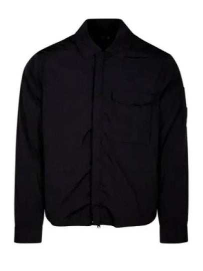 Chrome-R Pocket Over Long Sleeve Shirt Black - CP COMPANY - BALAAN 2