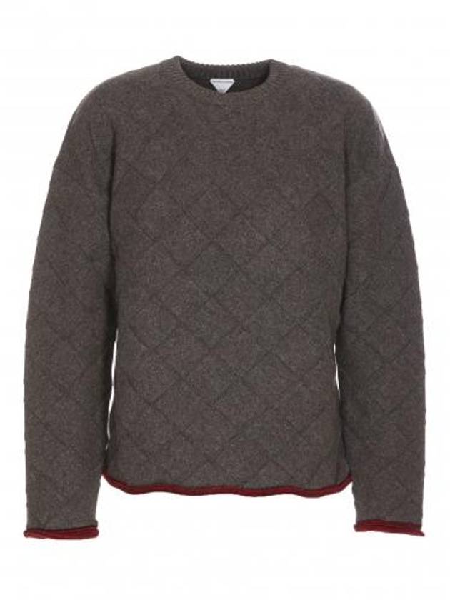 Intrecciato Knit Top Grey - BOTTEGA VENETA - BALAAN 1