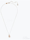 Iconic Swan Small Pendant Necklace Rose Gold - SWAROVSKI - BALAAN 2