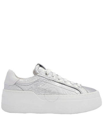 Ferragamo Dahlia Metallic Plaftorm Sneakers, Size 7 - SALVATORE FERRAGAMO - BALAAN 1