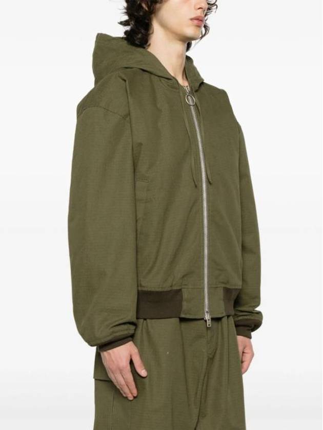 Ripstop Padded Jacket Olive - ACNE STUDIOS - BALAAN 6