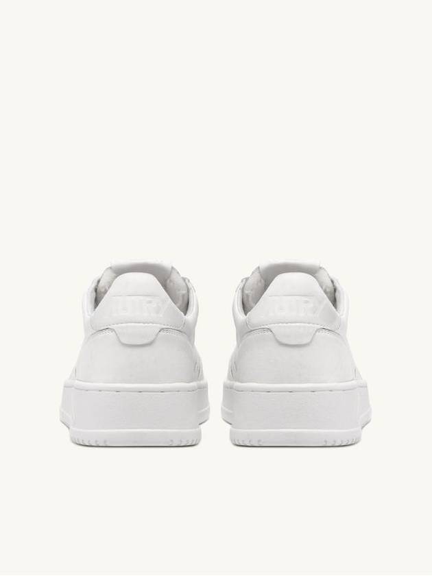 Medalist Goatskin Low Top Sneakers White - AUTRY - BALAAN 4