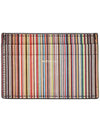 Signature Stripe Card Wallet Black - PAUL SMITH - BALAAN 3