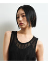 Seawear seethrough craft knit sleeveless black - C WEAR BY THE GENIUS - BALAAN 7