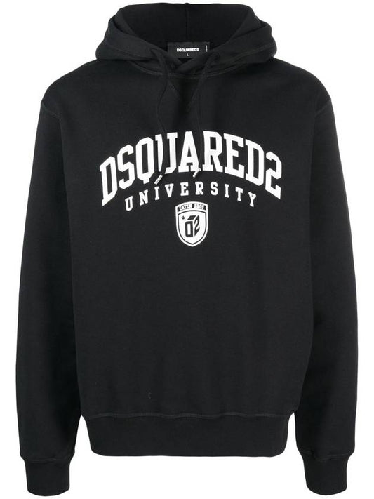 23 fw Logo Cotton Hood S74GU0744S25516900 B0710440190 - DSQUARED2 - BALAAN.