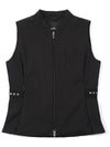 Light weight padded vest BLACK WOMAN - MALBON GOLF - BALAAN 1