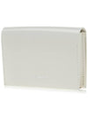 Logo Leather Card Wallet White - JIL SANDER - BALAAN 3