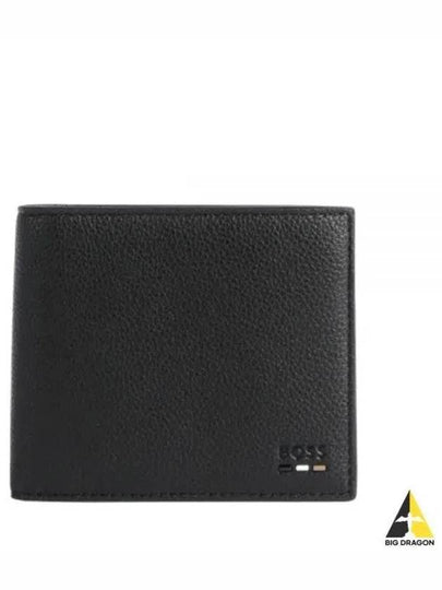 Logo 2-Fold Half Wallet Black - HUGO BOSS - BALAAN 2