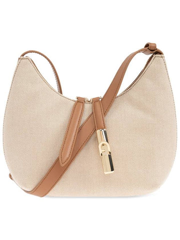 Furla Shoulder Bag Goccia Small, Women's, Beige - FURLA - BALAAN 1