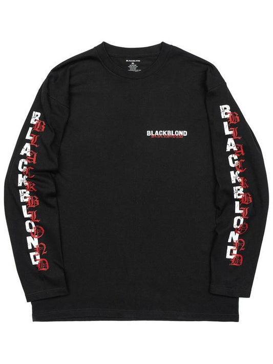 BBD Overlap Logo Long T Shirt Black - BLACKBLOND - BALAAN 1