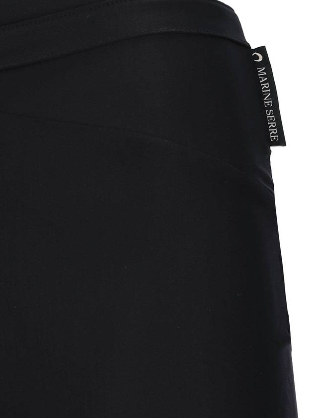 MARINE SERRE Trousers Black - MARINE SERRE - BALAAN 5