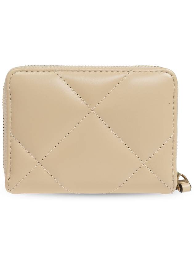 Tory Burch Leather Wallet Kira, Women's, Cream - TORY BURCH - BALAAN 3