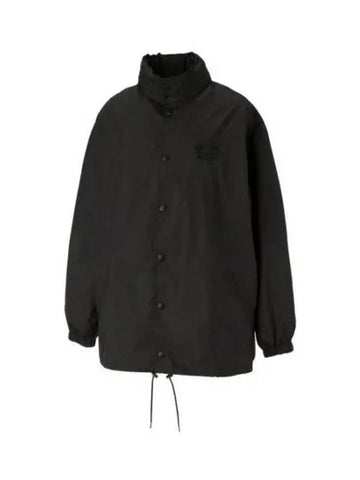 Nylon Coach Jacket Black - ONITSUKA TIGER - BALAAN 1