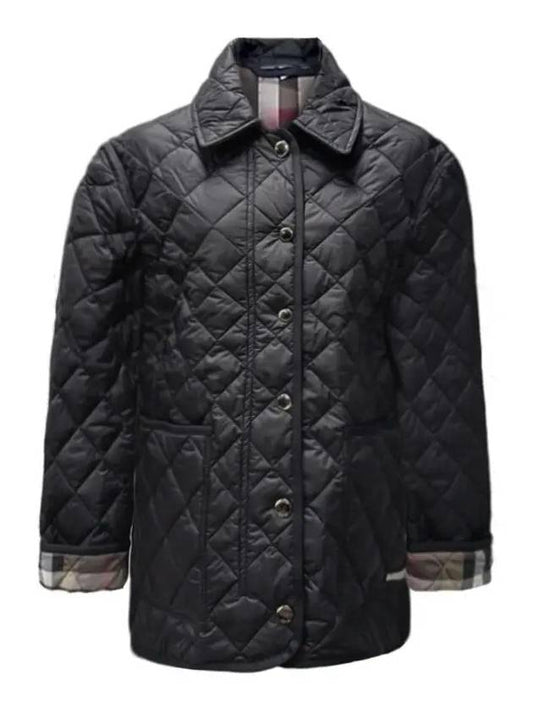 Dalry Quilted Jacket Black - BURBERRY - BALAAN 2