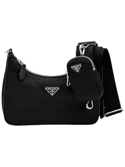 Re-Edition 2005 Re-Nylon Shoulder Bag Black - PRADA - BALAAN 2