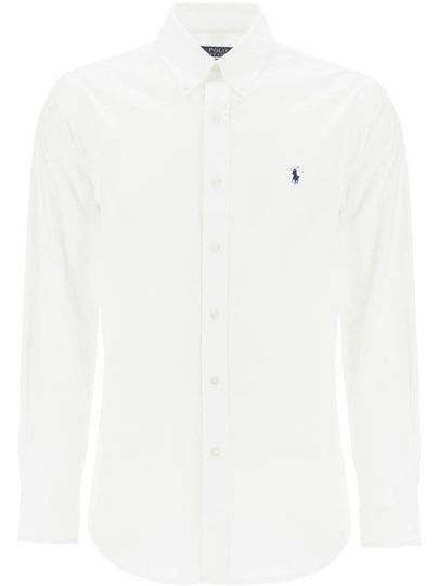 Polo Pony Embroidered Poplin Shirt 710928255 - POLO RALPH LAUREN - BALAAN 2