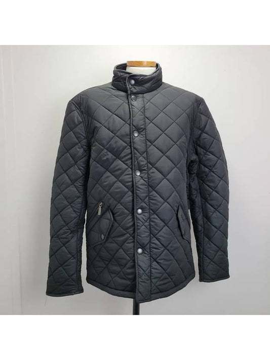 Powell Quilted Jacket Black 605441 - BARBOUR - BALAAN 1