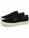 Men's Cambridge Suede Low Top Sneakers Black - TOM FORD - BALAAN.