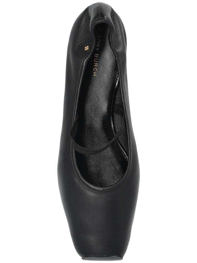 Tory Burch Leather Ballerinas ‘Runway’, Women's, Black - TORY BURCH - BALAAN 6