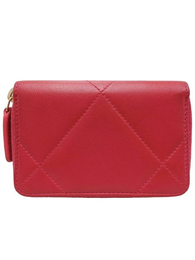 Women AP0949 19 Pink Zipper Coin Card Wallet - CHANEL - BALAAN 3