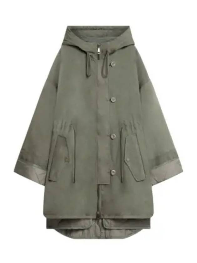 Fumetto Water Repellent Cape Parka Khaki - MAX MARA - BALAAN 2