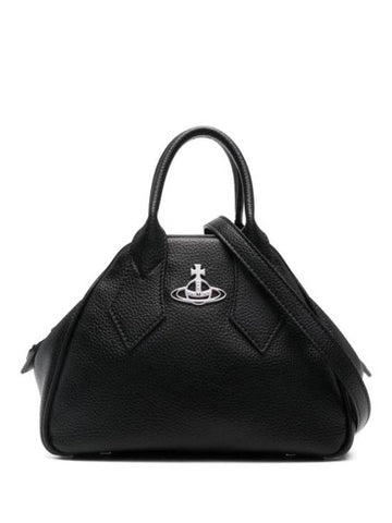 Yasmine Small Tote Bag Black - VIVIENNE WESTWOOD - BALAAN 1