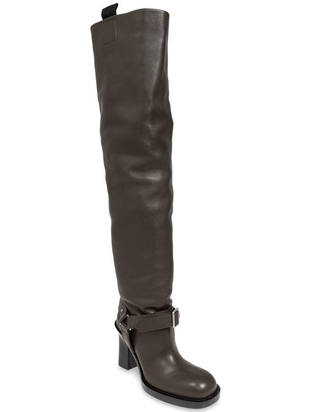 Soft Stirrup Leather Long Boots Snug - BURBERRY - BALAAN 5